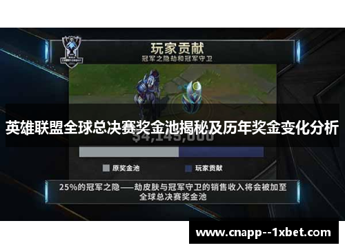 英雄联盟全球总决赛奖金池揭秘及历年奖金变化分析 英雄联盟全球总决赛奖金池揭秘及历年奖金变化分析